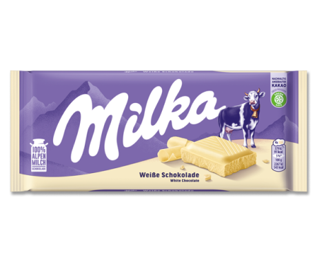 Milka Weiße Schokolade 100g