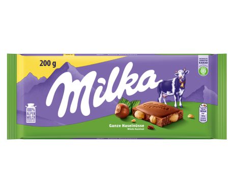 Milka Ganze Haselnüsse 200g